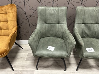 Fauteuil Henk Olijf groen